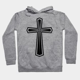 Cross of the Lord and Savior Jesus Christ, a symbol of crucifixion and salvation. Hoodie